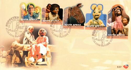South Africa - 2016 Puppetry FDC 8.97