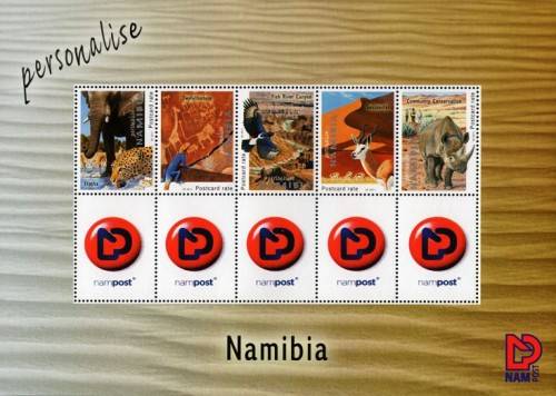 Namibia - 2011 Personalised Stamps MS with NamPost Logo MNH