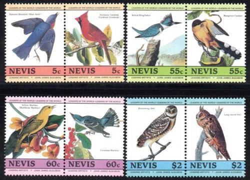 Nevis - 1985 Birth Centenary of Audubon Birds Set MNH SG 269-276