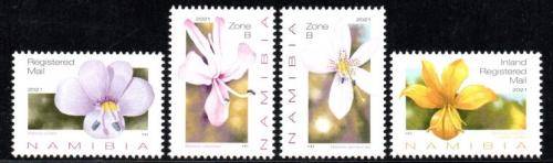 Namibia - 2021 Barleria Flowers Set MNH