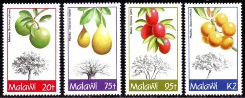 Malawi - 1993 Indigenous Fruit Trees Set MNH SG 909-912