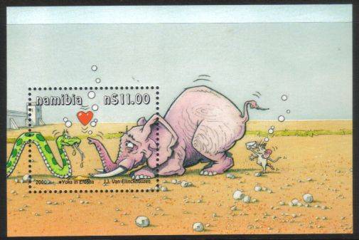 Namibia - 2000 Yoka Snake MS MNH SACC 346