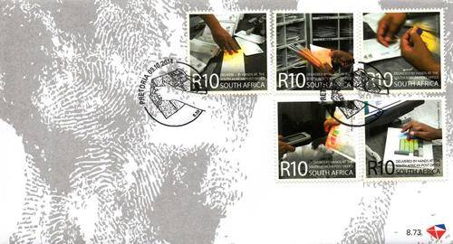 South Africa - 2014 World Post Day FDC 8.73