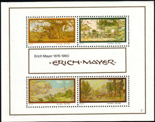 South Africa - 1976 Erich Mayer MS MNH SACC 401-404