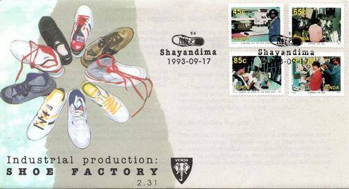 Venda - 1993 Shoe Factory FDC 2.31
