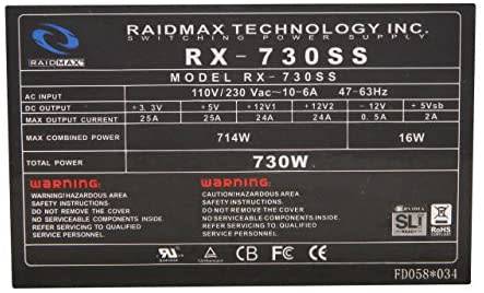 Inwin 101c White Gaming Chassis With Raidmax RX730 Watt Hybrid Bronze Rated Modular Power Supply