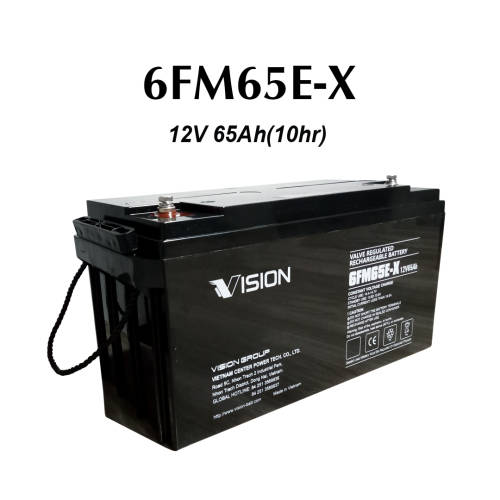 Vision 6FM65E-X 12v 65AH Deep Cycle AGM Battery Excellent Condition @R1 NR