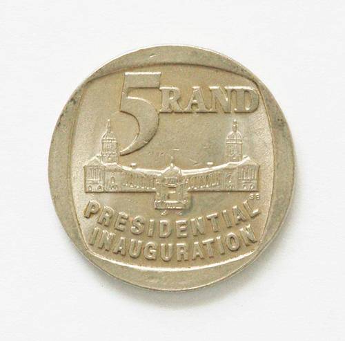 R5.00 Presidential Inauguration coin
