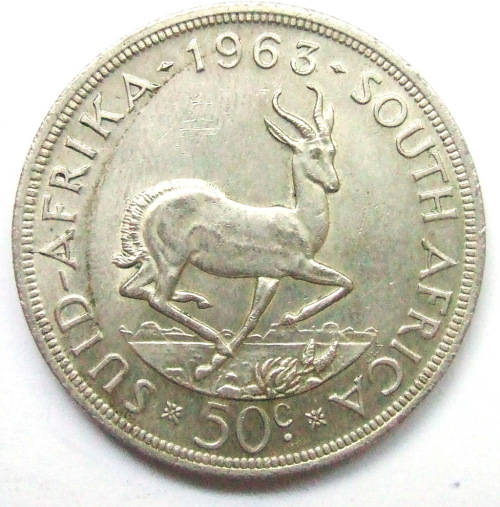 1963 South Africa 50 Cents