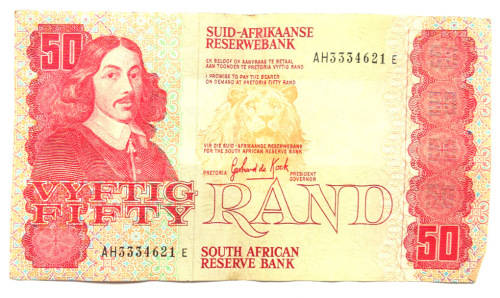 South Africa R50 Note (Gerhard de Kock)