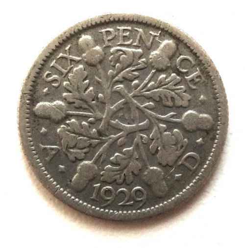 1929 British 6d