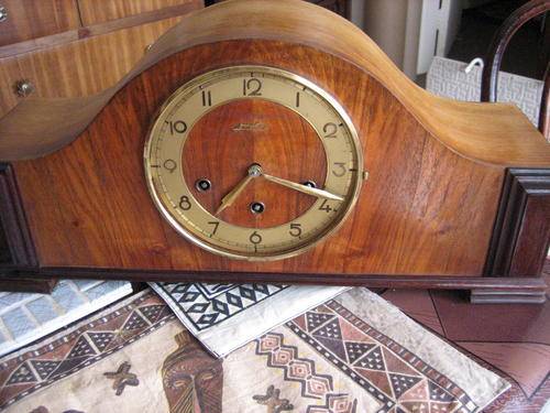 German,Junghans,100p working (no glass). 490 L x 220 H..(reduced) post R80