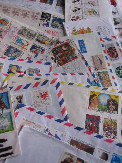 100 X CORRESPONDENCE COVERS ESTATE LOT...