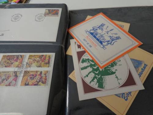 BLACK BOPH. ALBUM FILLED WITH FDCs+ BOOKLETS(ESTATE)see scans