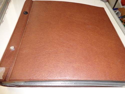 BRN/ ALBUM FILLED WITH FDCs, B/LETS F/D/SHTS,DEFIN.ETC.READ ON...