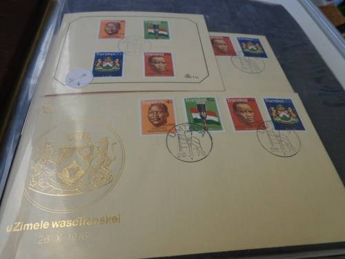 BRN/ ALBUM FILLED WITH FDCs, B/LETS F/D/SHTS,DEFIN.ETC.READ ON...