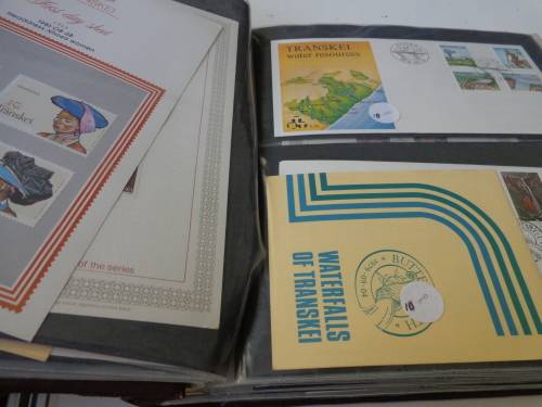 BRN/ ALBUM FILLED WITH FDCs, B/LETS F/D/SHTS,DEFIN.ETC.READ ON...