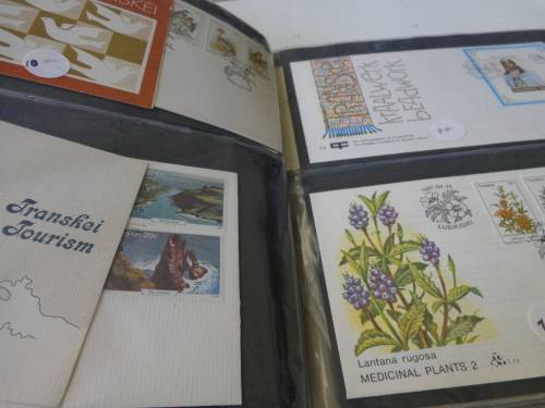 BRN/ ALBUM FILLED WITH FDCs, B/LETS F/D/SHTS,DEFIN.ETC.READ ON...