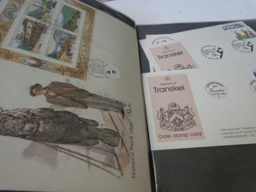 BRN/ ALBUM FILLED WITH FDCs, B/LETS F/D/SHTS,DEFIN.ETC.READ ON...