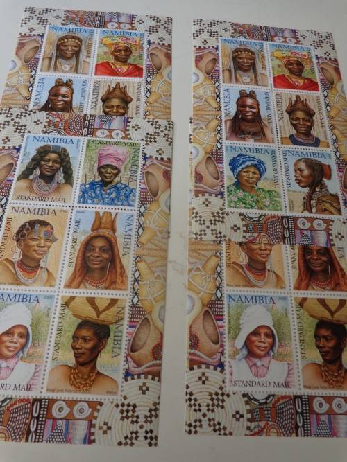 TRAD/ WOMEN 2002 NAMIBIA P/MINT 1ST +2ND +CORRECTED REPRINTS.  READ ON...