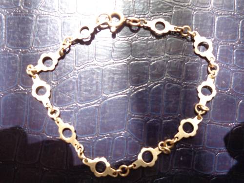 2 X BANGLES SILVER AND GOLD SEE SCANS READ ON.