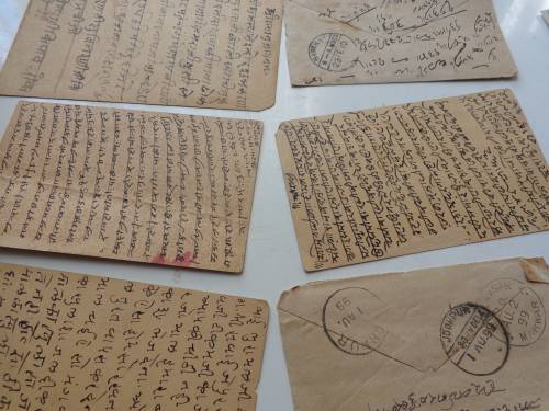 6 X EARLY INDIA POSTCARDS SEE SCANS READ ON