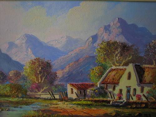 2011 Les.Albertyn,,Aandskemering,,naby Stellenbosch.670 x470.grm +sertf.v.egth.