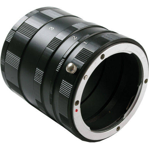 Extension Tube set for Canon ***with NO electrical contacts - fully manual***