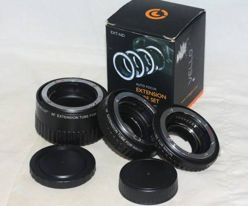 Vello extension tube set Auto Focus for Nikon