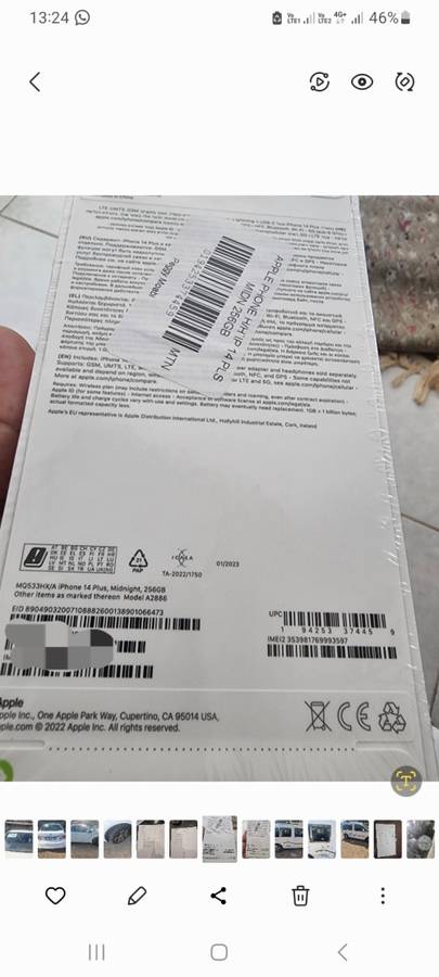 Apple iphone 14 Plus and Free shipping