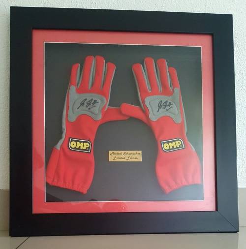 Michael Schumacher Signed F1 Gloves Certified