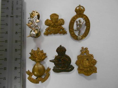 Lot of 6 SADF collar badges - as per scan