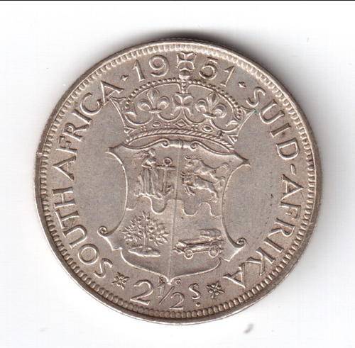 SAU 1951 2 1/2 shilling - as per scan*