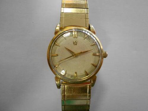 Omega Gold Plated Automatic mens wristwatch with calibre 354 bumper movement, just been serviced