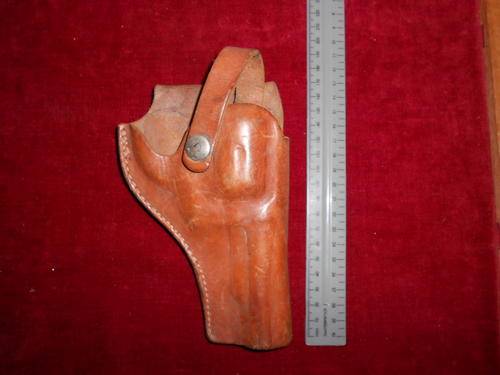 Leather gun holster - as per scan