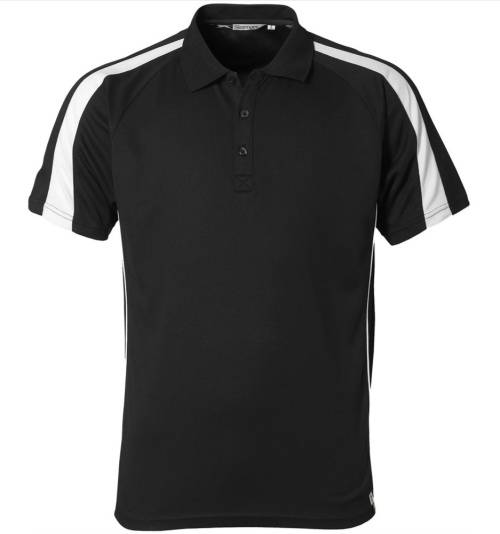 Size 4XL Mens Slazenger tricolor Golf Shirts - BLACK
