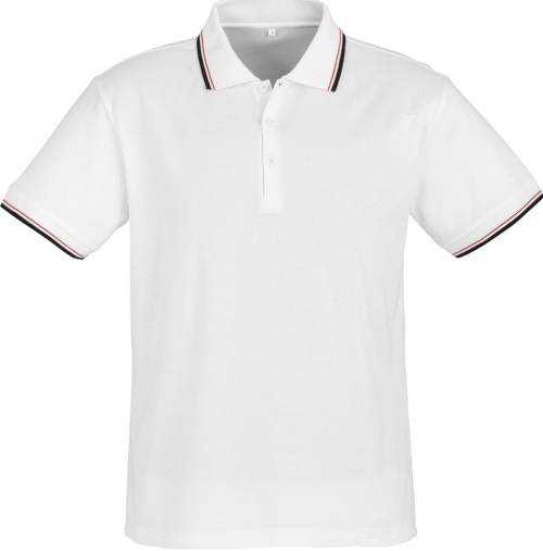 Size 3XL Mens Smart & Sporty Golf Shirt - White (XXXL)