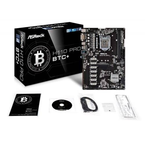 ASROCK H110 PRO BTC+ INTEL H110 1151 ATX DESIGNED FOR CRYPTO MINING