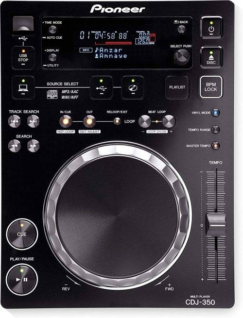 Pioneer CDJ-350 CD Player for DJ, Black (Used like New)