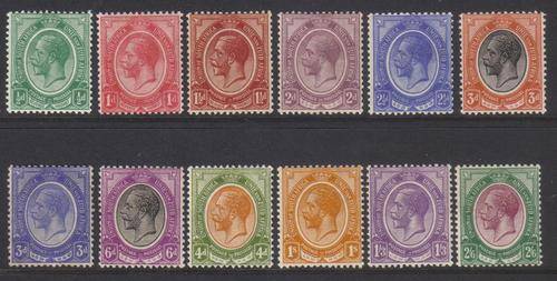Union of SA - 1910 Kings Head short set to 2s6d