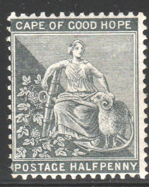Cape of Good Hope SG28 1/2d Grey-Black MM
