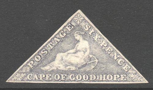 Cape of Good Hope - SG7c 6d Slate Lilac Mounted Mint CV R94500++ (2012)