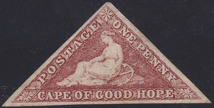 Cape of Good Hope : SG18b - 1d  DEEP BROWN-RED - UNUSED - CV R20000