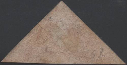 Cape of Good Hope 1858 SACC5b 1d DEEP ROSE - MM - CV R40000
