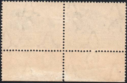 Union of SA : 1937 SACC46a(var) 3d BLUE - ``SHUTTERED WINDOW`` VARIETY`` MM