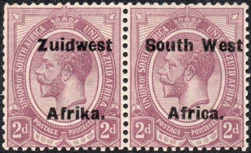 SWA 1923 TYPE VI SACC42 2d PURPLE PAIR - MM - CV R120