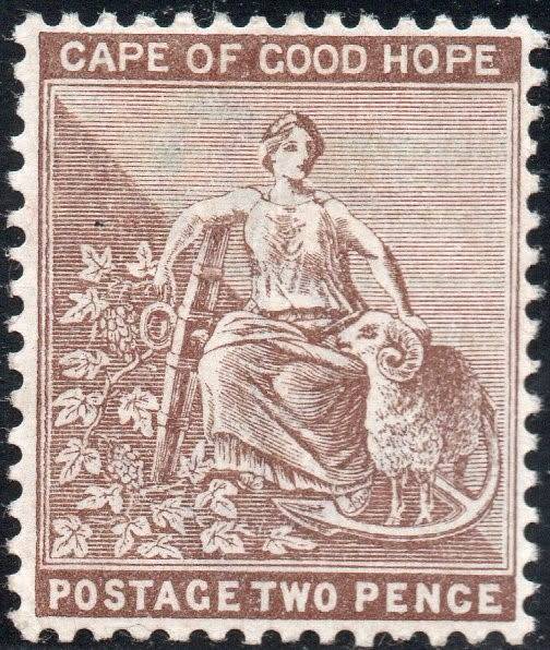 CAPE OF GOOD HOPE 1884 2d DEEP BISTRE - MM - CV R300
