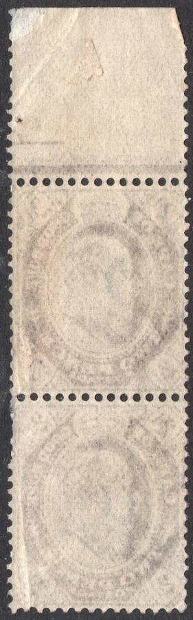 CAPE OF GOOD HOPE : 1902 SACC67 2d BROWN VERTICAL MARGINAL PAIR - UM -  CV R1600