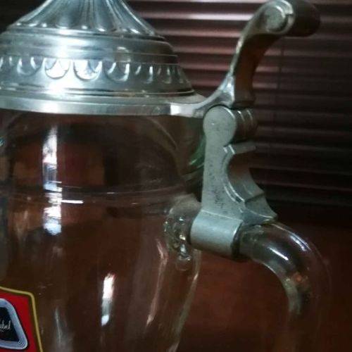 Vintage Black Label Glass Shoe made in W. Germany.