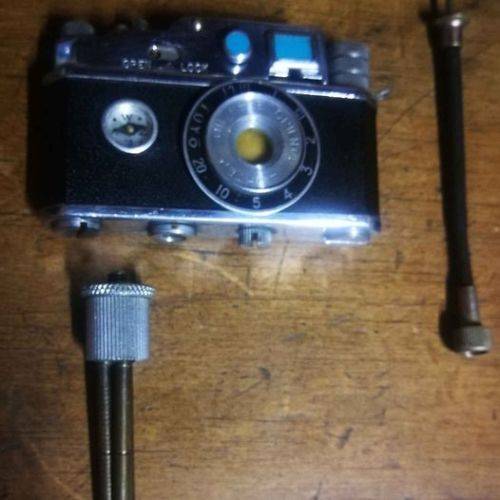Vintage 1950`s Conti- Lite Camera Style Table Oil Lighter.